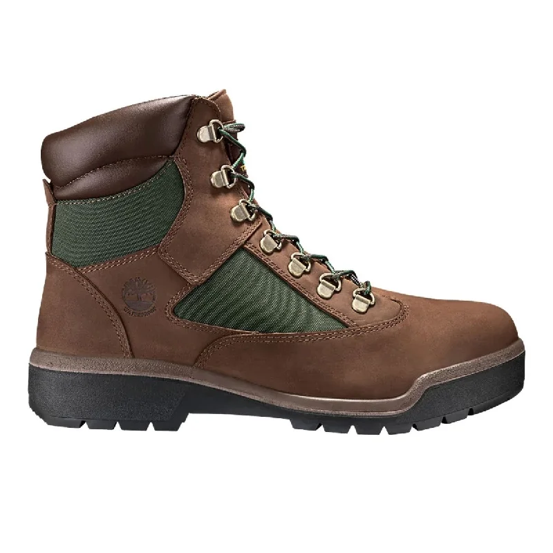 Men's Oxford shoes with a polished leather finishTimberland Men's 6" Field Boot "Beef and Broccoli" Brown/Green Waterproof Men's Oxford shoes with a polished leather finishTimberland Men's 6" Field Boot "Beef and Broccoli" Brown/Green Waterproof