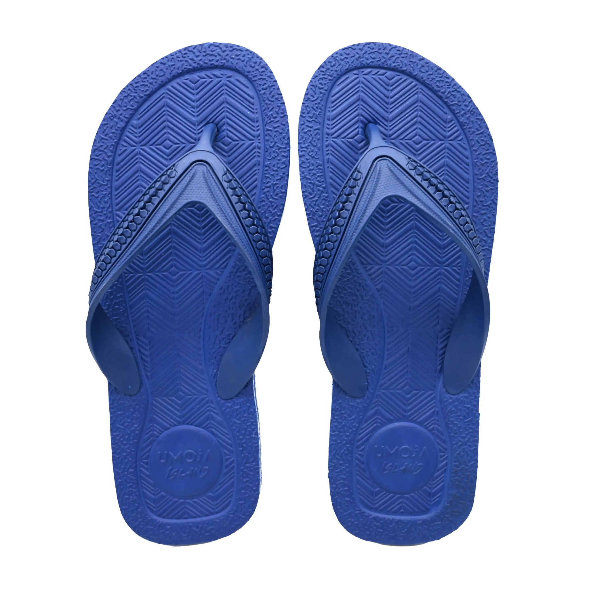 Men's leather sandals with an adjustable strapUmoja Island - Blue