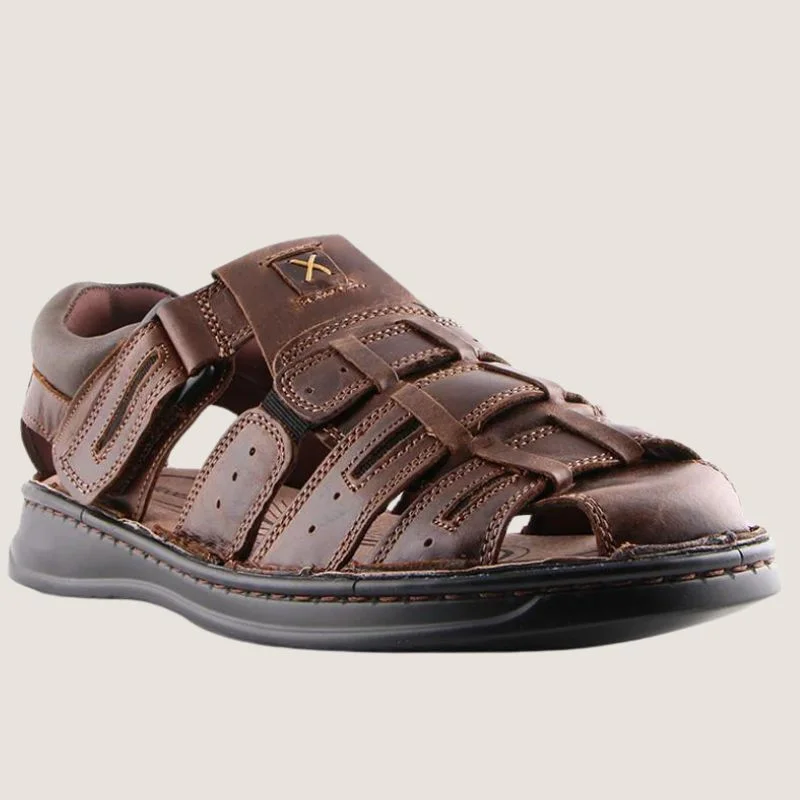 Men's leather sandals with an adjustable strapWoodlands Hector Sandal