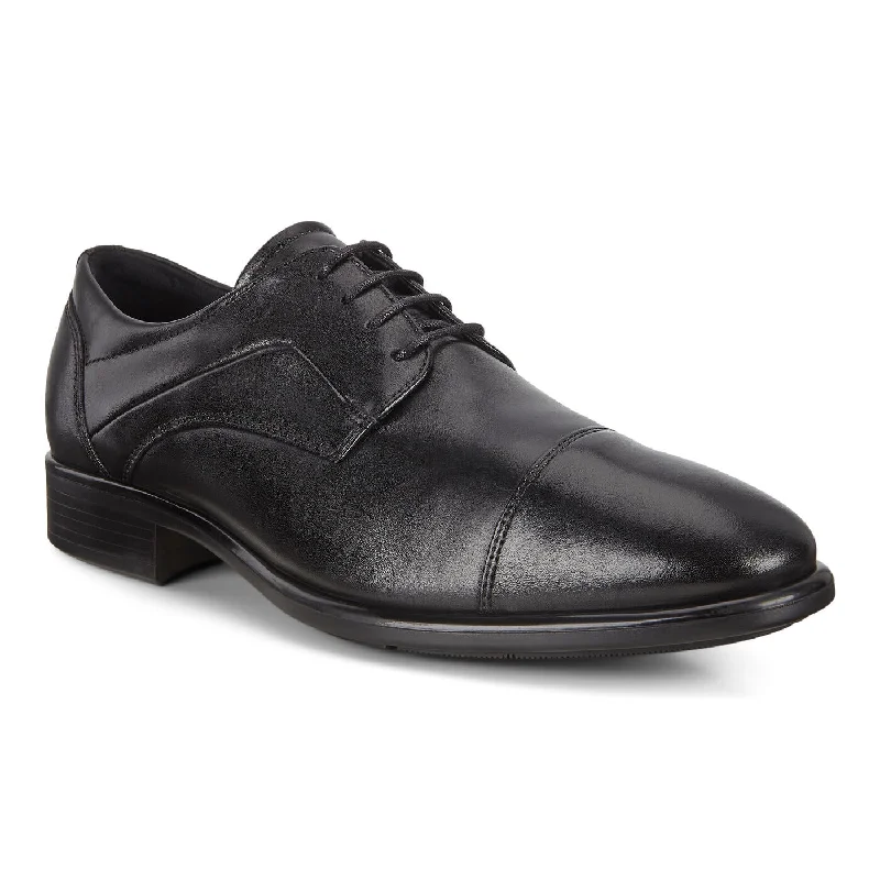 Men's Oxfords with a padded collar for a comfortable fitECCO Citytray Men's Derby Shoe Men's Oxfords with a padded collar for a comfortable fitECCO Citytray Men's Derby Shoe