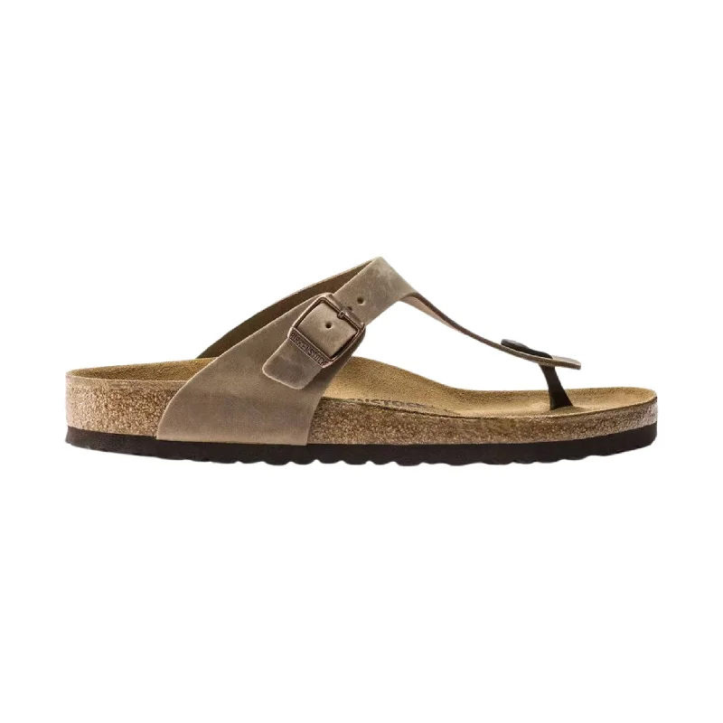 Men's sandals with a pointed toe for a stylish lookBirkenstock Gizeh Sandal - Oiled Leather Tobacco Men's sandals with a pointed toe for a stylish lookBirkenstock Gizeh Sandal - Oiled Leather Tobacco