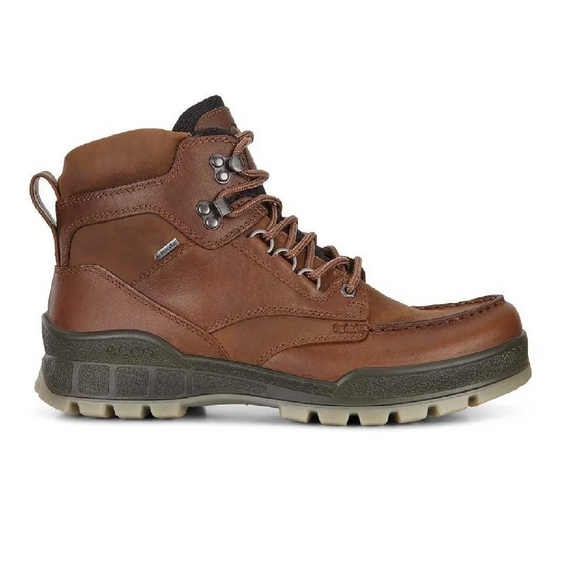 Men's Oxford shoes with a leather lining for breathabilityECCO Men's 831704 Track 25 Hi GORE-TEX Brown Leather Men's Oxford shoes with a leather lining for breathabilityECCO Men's 831704 Track 25 Hi GORE-TEX Brown Leather