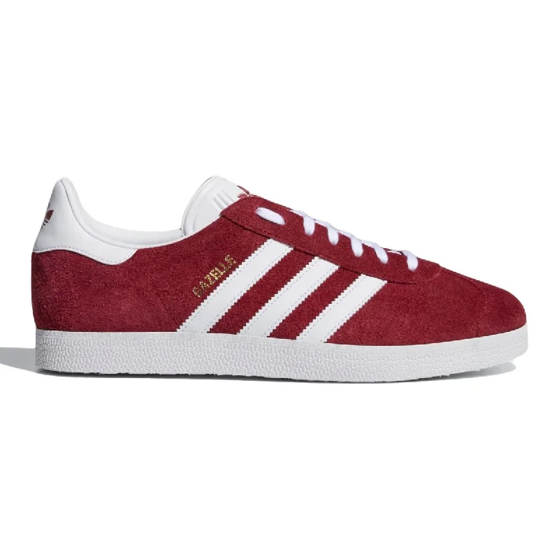 Men's Oxford shoes with a leather lining for breathabilityAdidas Men's Gazelle Burgundy/White Men's Oxford shoes with a leather lining for breathabilityAdidas Men's Gazelle Burgundy/White