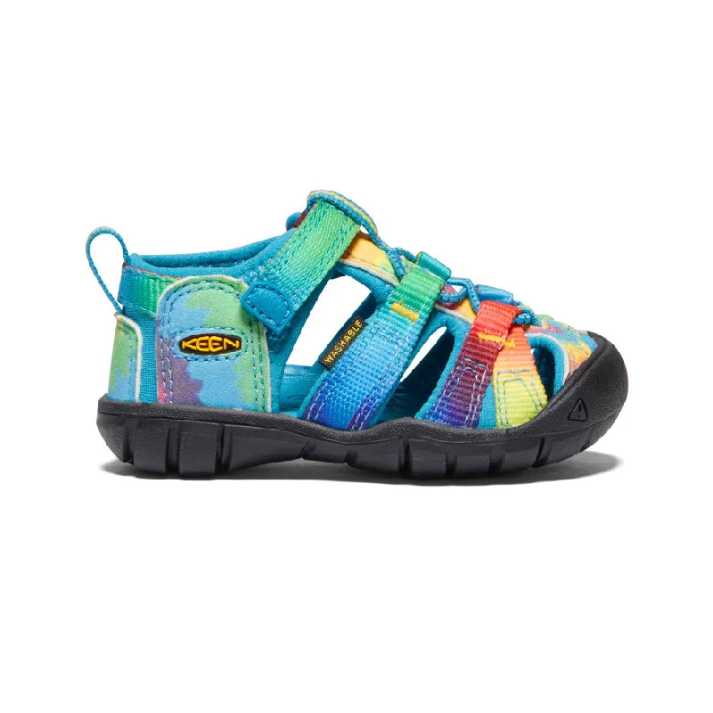 Men's sandals with a decorative buckle or charmToddlers' Seacamp II CNX | Vivid Blue/Original Tie Dye Men's sandals with a decorative buckle or charmToddlers' Seacamp II CNX | Vivid Blue/Original Tie Dye