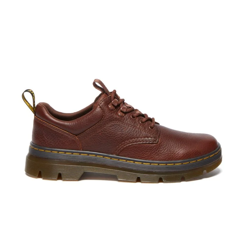 Men's Oxfords with a perforated leather strap for ventilationDr. Martens Reeder Leather - Cashew Ambassador Men's Oxfords with a perforated leather strap for ventilationDr. Martens Reeder Leather - Cashew Ambassador