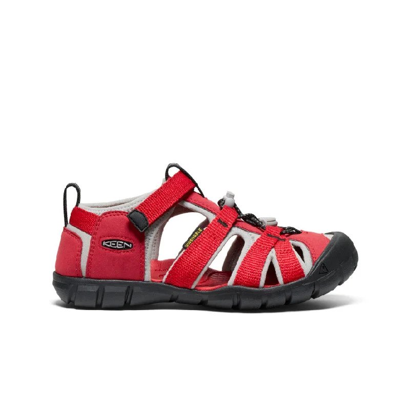 Men's leather sandals with an adjustable strapBig Kids' Seacamp II CNX | Ribbon Red/Alloy Men's leather sandals with an adjustable strapBig Kids' Seacamp II CNX | Ribbon Red/Alloy