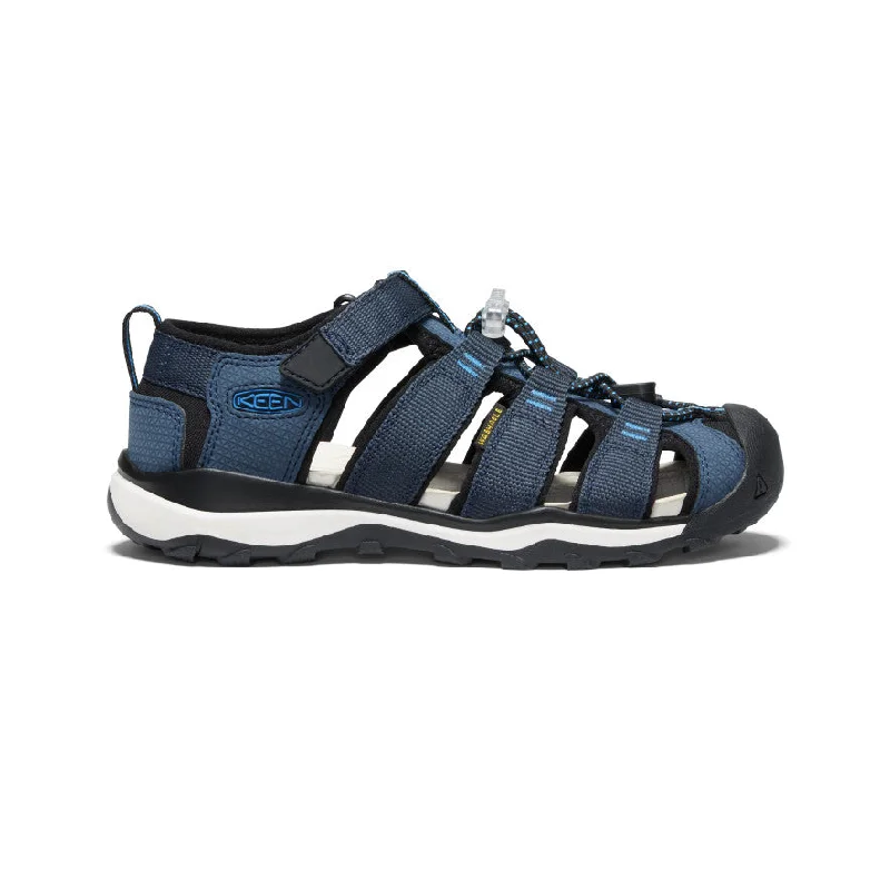 Men's sandals with a contrast stitching detailBig Kids' Newport Neo H2 | Blue Nights/Brilliant Blue Men's sandals with a contrast stitching detailBig Kids' Newport Neo H2 | Blue Nights/Brilliant Blue