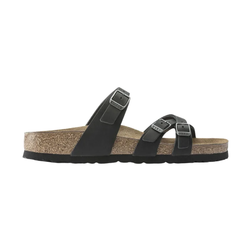 Men's sandals with a durable outer soleBirkenstock Franca Sandal - Oiled Leather Black Men's sandals with a durable outer soleBirkenstock Franca Sandal - Oiled Leather Black