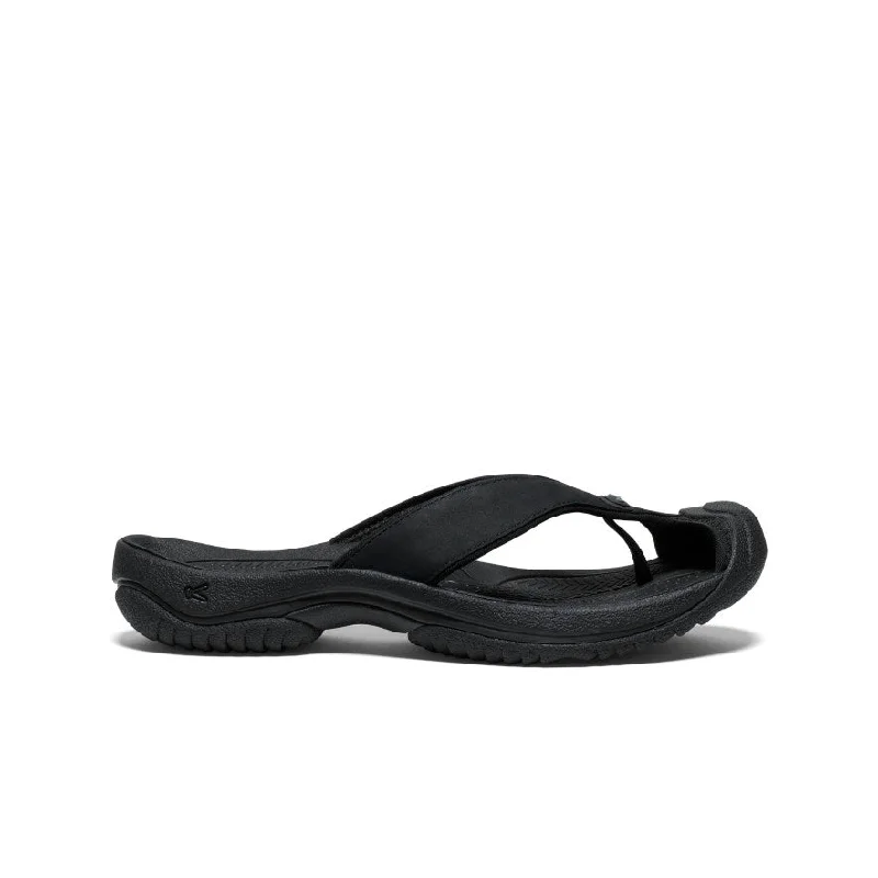 Men's sandals with a leather lining for comfortMen's Waimea Leather Flip-Flop | Black/Black Men's sandals with a leather lining for comfortMen's Waimea Leather Flip-Flop | Black/Black