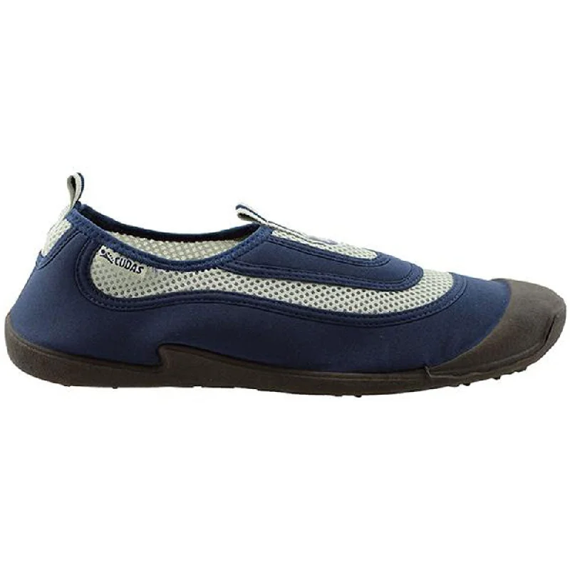 Men's sandals with a perforated leather upper for ventilationCudas Flatwater Water Shoes Navy Mesh (Men's) Men's sandals with a perforated leather upper for ventilationCudas Flatwater Water Shoes Navy Mesh (Men's)