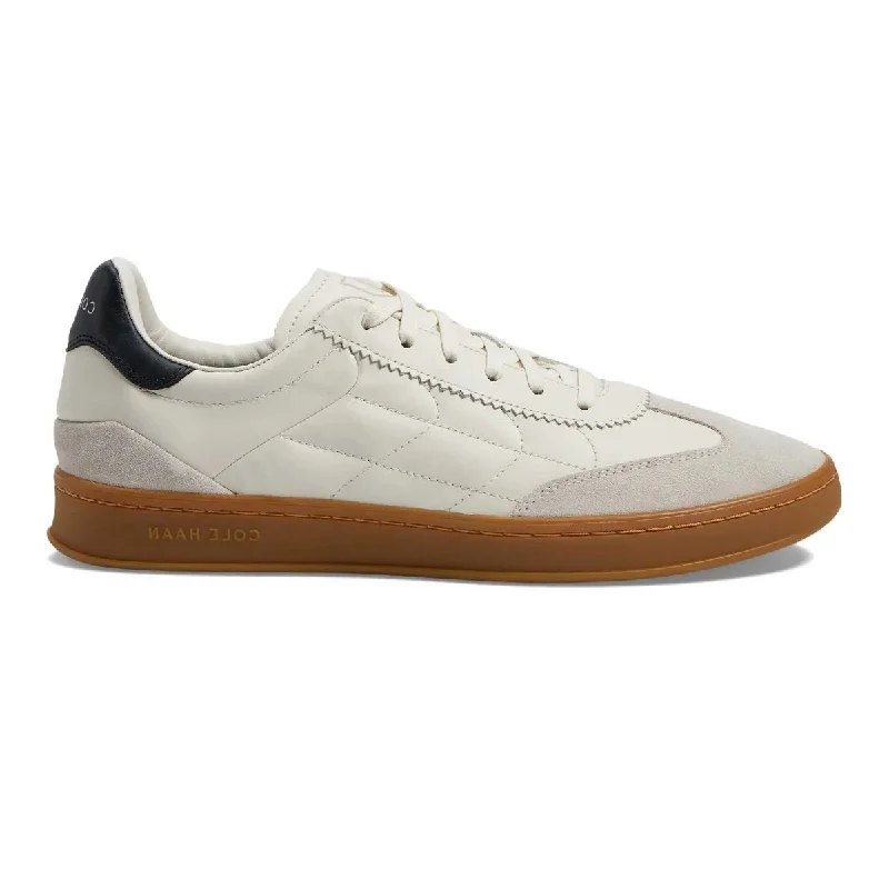 Men's leather Oxford shoes with a plain toeCole Haan Men's Grandpro Breakaway Ivory/Silver Gum Men's leather Oxford shoes with a plain toeCole Haan Men's Grandpro Breakaway Ivory/Silver Gum