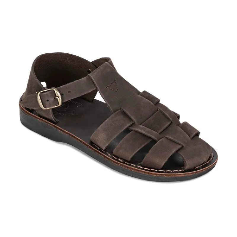 Waterproof men's sandals for water activitiesDaniel - Leather Fisherman Sport Sandal | Brown Nubuck Waterproof men's sandals for water activitiesDaniel - Leather Fisherman Sport Sandal | Brown Nubuck