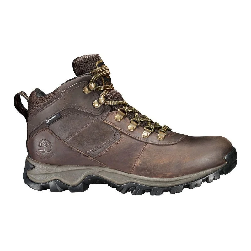 Men's Oxfords with a cap - toe design and a rubber heelTimberland Men's Earthkeepers Mt. Maddsen Mid Hiker Brown Waterproof Men's Oxfords with a cap - toe design and a rubber heelTimberland Men's Earthkeepers Mt. Maddsen Mid Hiker Brown Waterproof