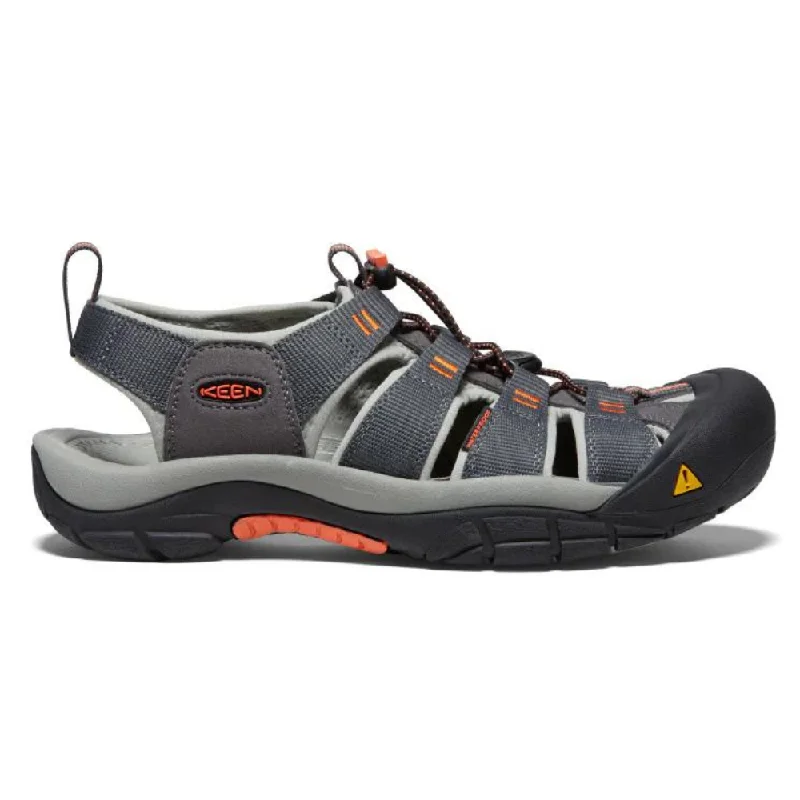 Men's sandals with a perforated leather upper for ventilationKeen Newport H2 Magnet/Nasturtium Sandal (Men's) Men's sandals with a perforated leather upper for ventilationKeen Newport H2 Magnet/Nasturtium Sandal (Men's)
