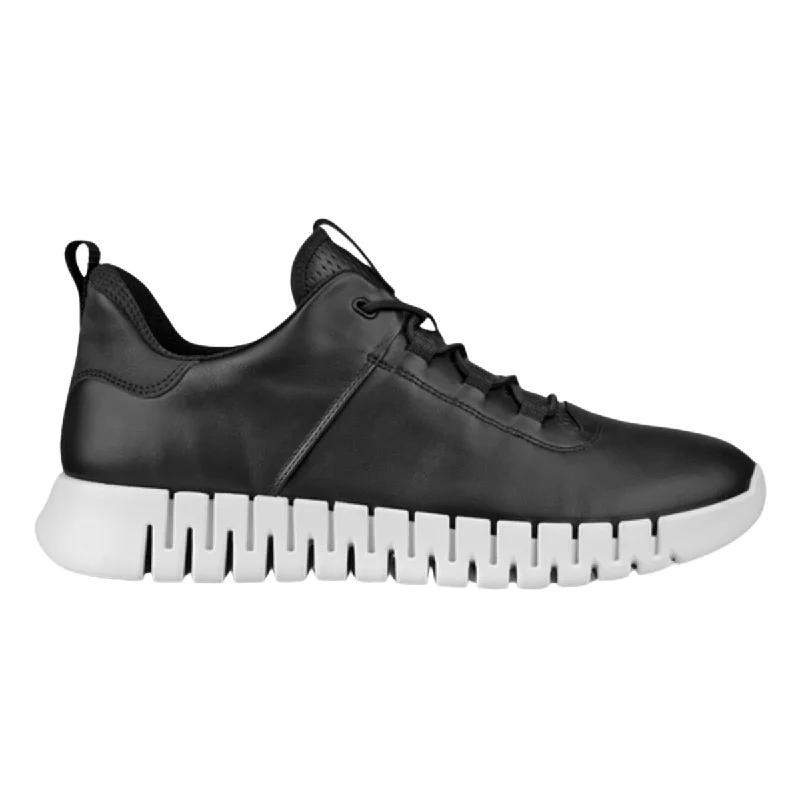 Men's Oxfords with a cap - toe design and a rubber heelEcco Men's Gruuv Black Leather Men's Oxfords with a cap - toe design and a rubber heelEcco Men's Gruuv Black Leather