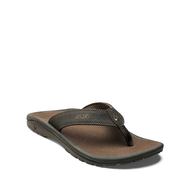Flip - flop style men's sandals for beach wearOluKai Ohana Men's Beach Sandals Dark Java/Ray Flip - flop style men's sandals for beach wearOluKai Ohana Men's Beach Sandals Dark Java/Ray