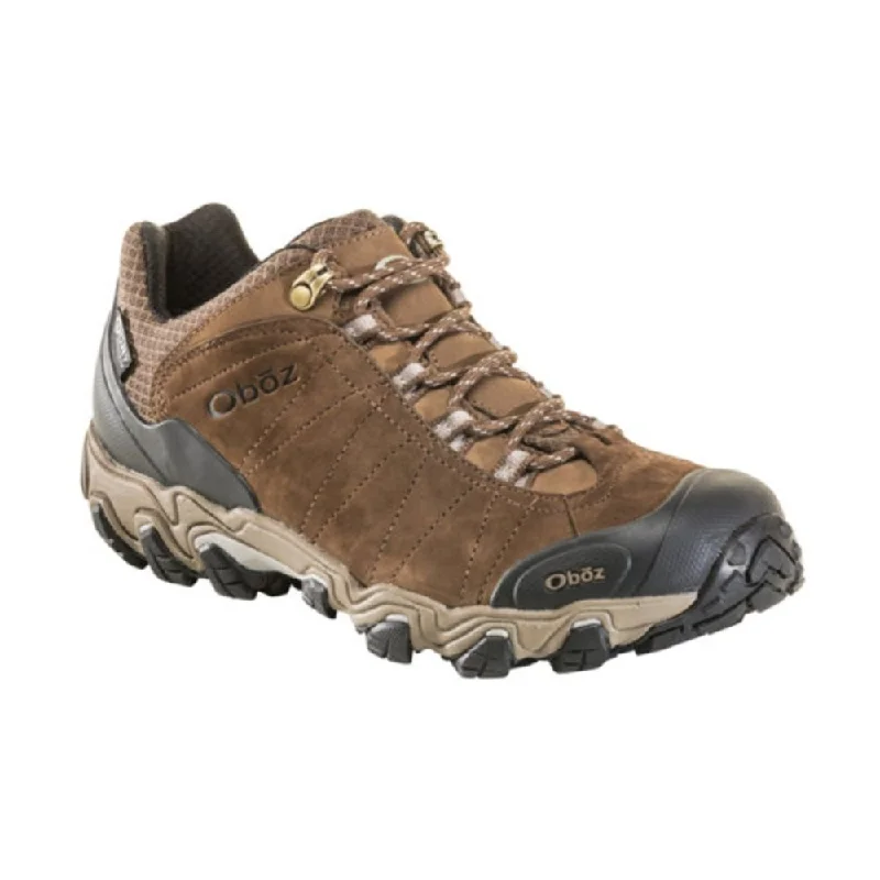 Men's Oxfords with a classic silhouette and a high - shine finishOboz Men's Bridger Low Waterproof - Canteen Men's Oxfords with a classic silhouette and a high - shine finishOboz Men's Bridger Low Waterproof - Canteen