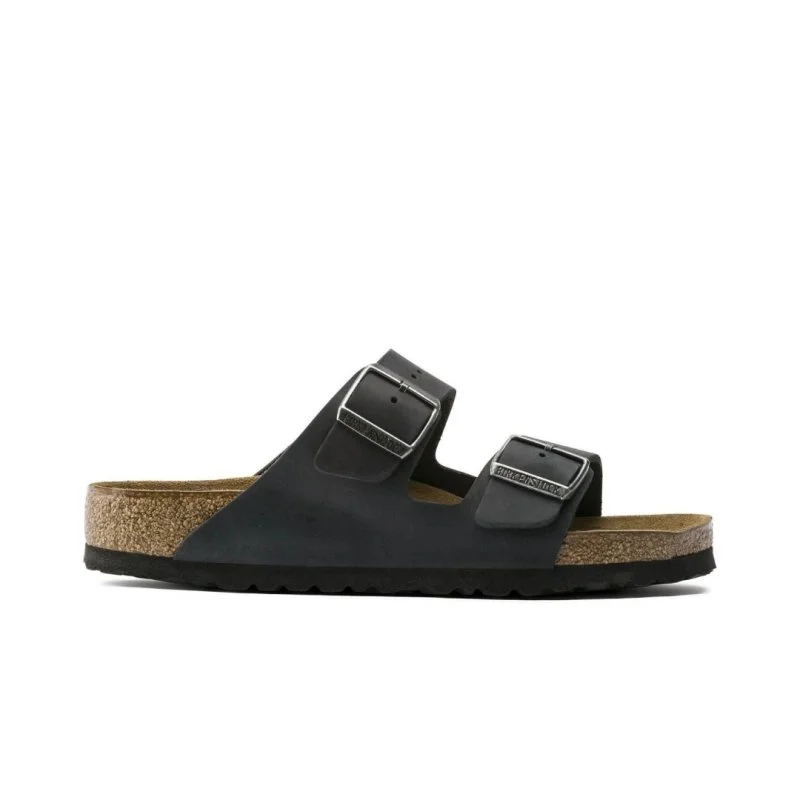 Men's sandals with a cushioned footbedBirkenstock Arizona Soft Footbed - Black Oiled Leather Men's sandals with a cushioned footbedBirkenstock Arizona Soft Footbed - Black Oiled Leather