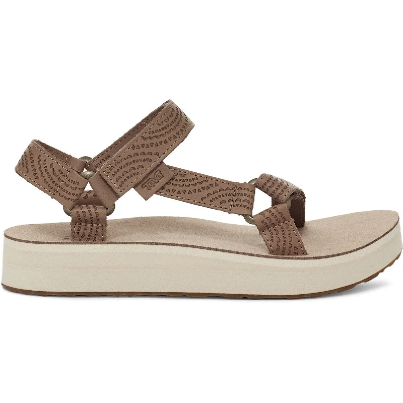 Men's sandals with a perforated leather upper for ventilationWomen's Midform Universal Geometric