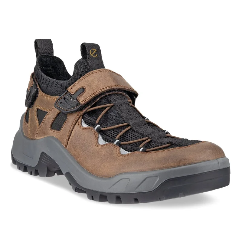 Men's Oxfords with a contrast stitching on the weltEcco Men's Offroad Shoe - Cocoa Brown/Black/Camel Men's Oxfords with a contrast stitching on the weltEcco Men's Offroad Shoe - Cocoa Brown/Black/Camel