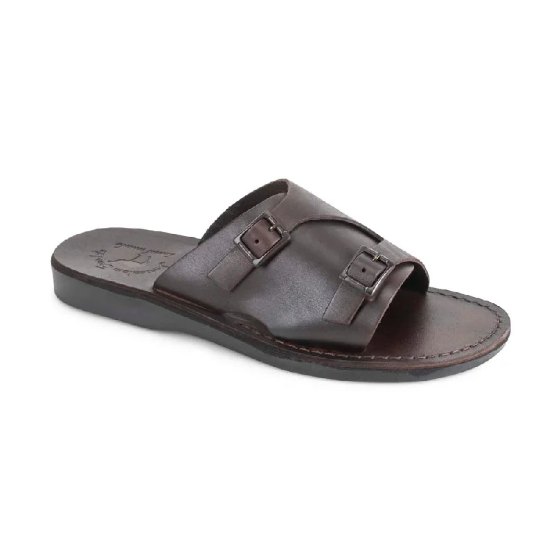 Men's sandals with a pointed toe for a stylish lookSeth - Leather Slide Sandal | Brown Men's sandals with a pointed toe for a stylish lookSeth - Leather Slide Sandal | Brown