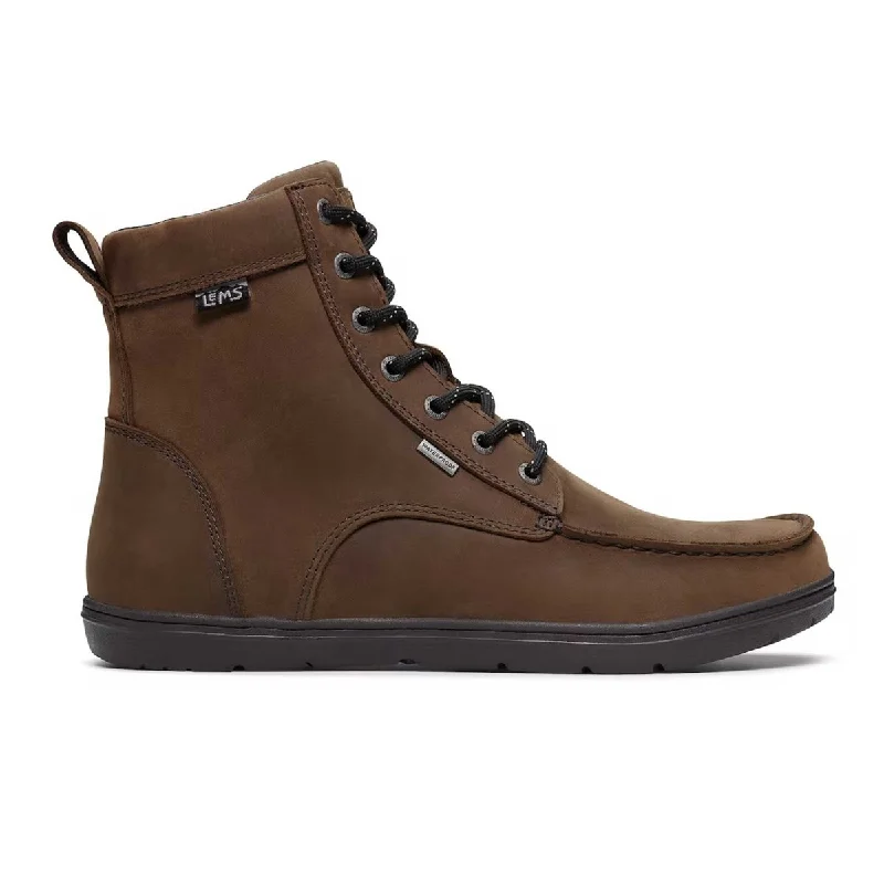 Men's Oxfords with a contrast stitching on the weltLems Unisex Boulder Boot Brown Oiled Waterproof Men's Oxfords with a contrast stitching on the weltLems Unisex Boulder Boot Brown Oiled Waterproof