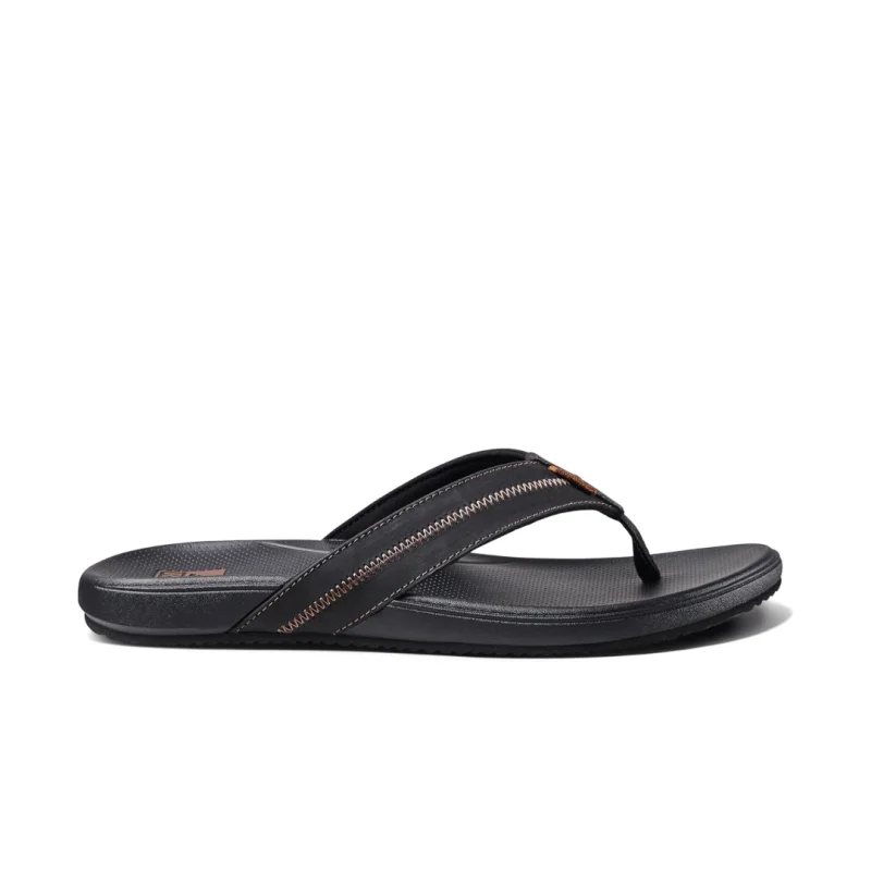 Men's sandals with a wide strap for supportReef Men's Cushion Phantom 2.0 LE - Black/Coffee Men's sandals with a wide strap for supportReef Men's Cushion Phantom 2.0 LE - Black/Coffee