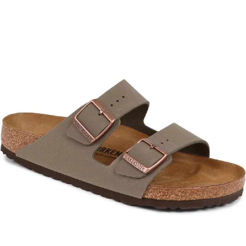 Men's sandals with a leather lining for comfortBirko-Flor Double Buckle Mule Sandals - BIRK37500 / 323 373 Men's sandals with a leather lining for comfortBirko-Flor Double Buckle Mule Sandals - BIRK37500 / 323 373