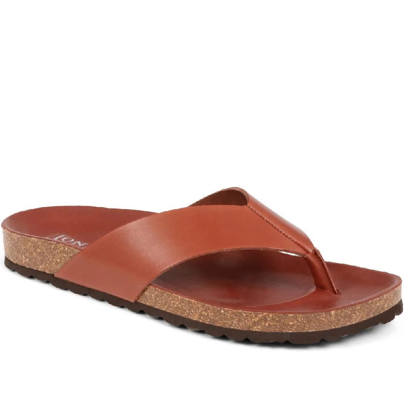 Men's sandals with a toe post designWood Lane Leather Toe Posts - WOODLANE / 323 927 Men's sandals with a toe post designWood Lane Leather Toe Posts - WOODLANE / 323 927