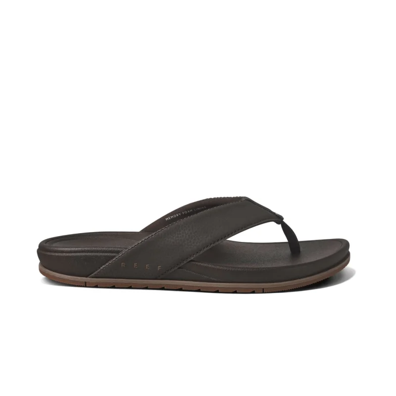 Men's sandals with a removable insole for cleaningReef Men's Cushion Bonzer - Brown