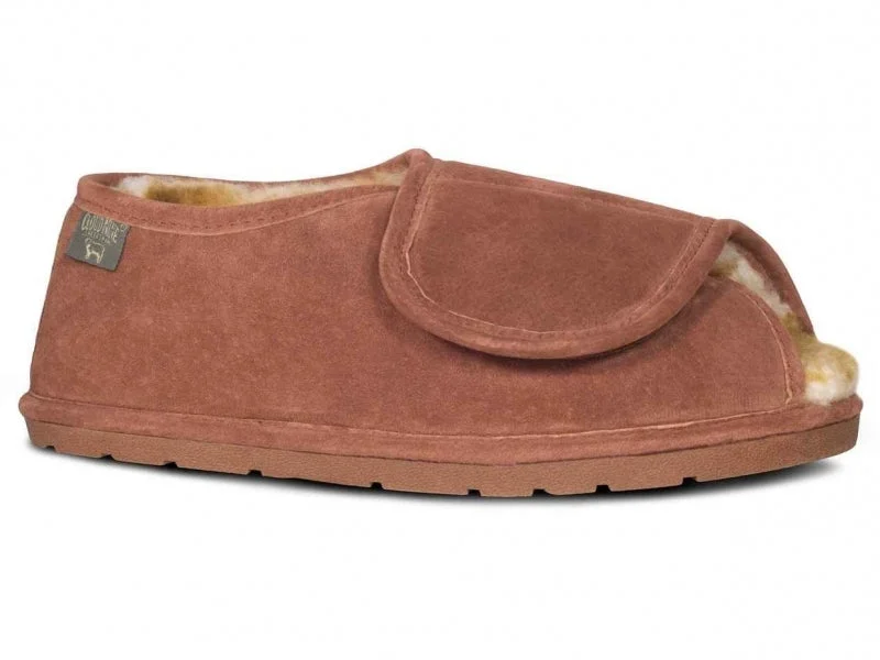 Men's sandals with a wide strap for supportCloud Nine Sheepskin - Medical Wrap with Back Men's sandals with a wide strap for supportCloud Nine Sheepskin - Medical Wrap with Back