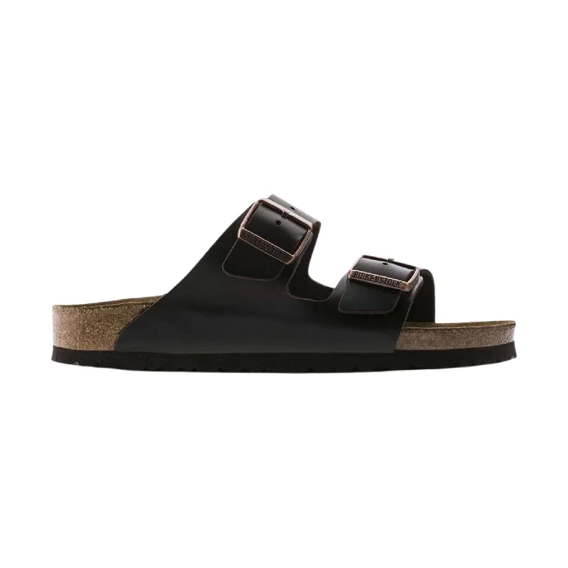 Men's sandals with a stretchy strap for a better fitBrikenstock Arizona Soft Footbed Sandal - Leather Amalfi Brown - ONLINE STORE CREDIT/EXCHANGE ONLY Men's sandals with a stretchy strap for a better fitBrikenstock Arizona Soft Footbed Sandal - Leather Amalfi Brown - ONLINE STORE CREDIT/EXCHANGE ONLY