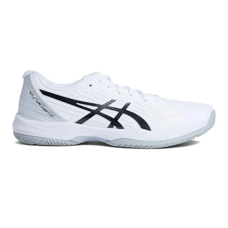 Men's Oxford shoes with a polished leather finishAsics Men's Solution Swift White/Black Men's Oxford shoes with a polished leather finishAsics Men's Solution Swift White/Black