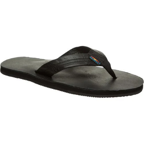Men's sandals with a flexible sole for easy movementWomen's Rainbow Premium TT Black Leather Sandals Men's sandals with a flexible sole for easy movementWomen's Rainbow Premium TT Black Leather Sandals