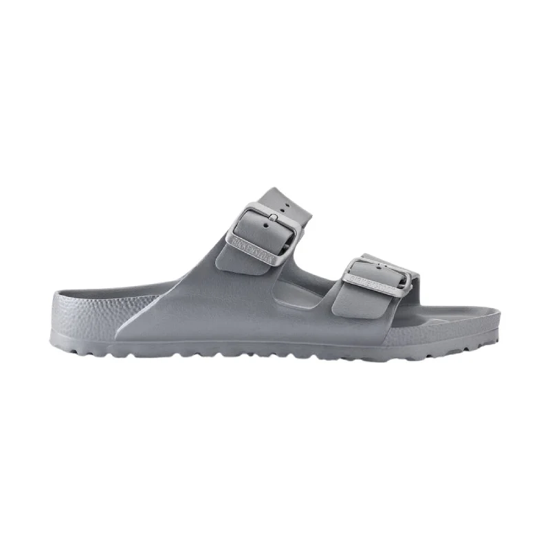 Men's sandals with a removable insole for cleaningBirkenstock Arizona Essentials EVA Sandal - Metallic Silver Men's sandals with a removable insole for cleaningBirkenstock Arizona Essentials EVA Sandal - Metallic Silver