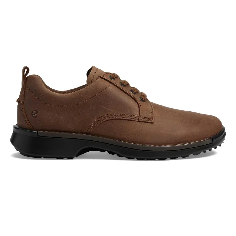 Men's Oxford shoes with a polished leather finishEcco Men's Fusion Plain Toe Oxford Brown Nubuck