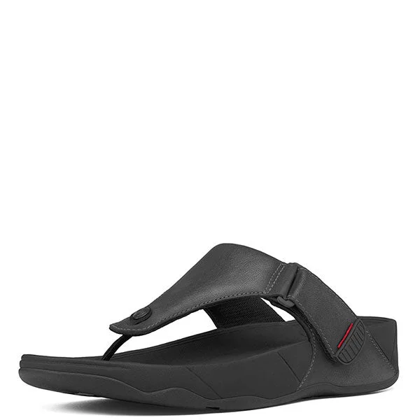 Men's sandals with a flexible sole for easy movementFitFlop Men's Trakk II Sandals - All Black Men's sandals with a flexible sole for easy movementFitFlop Men's Trakk II Sandals - All Black