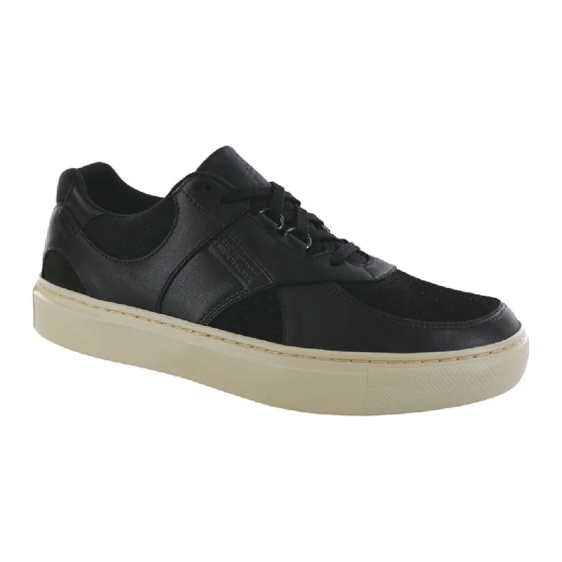Men's Oxford shoes with a decorative inlay on the toeSAS Men's High Street Lace Up Sneaker - Black Ash Men's Oxford shoes with a decorative inlay on the toeSAS Men's High Street Lace Up Sneaker - Black Ash