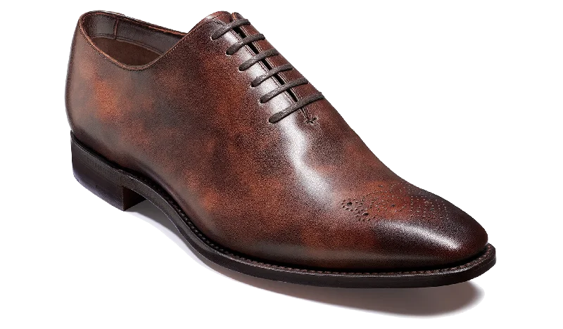 Men's Oxfords with a lace - up closure and a narrow fitMozart - Dark Brown Shadow Calf Men's Oxfords with a lace - up closure and a narrow fitMozart - Dark Brown Shadow Calf