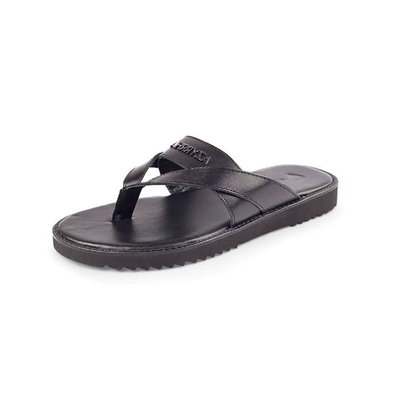 Men's sandals with a cushioned footbedMadras XL - Polish Vachetta - Black