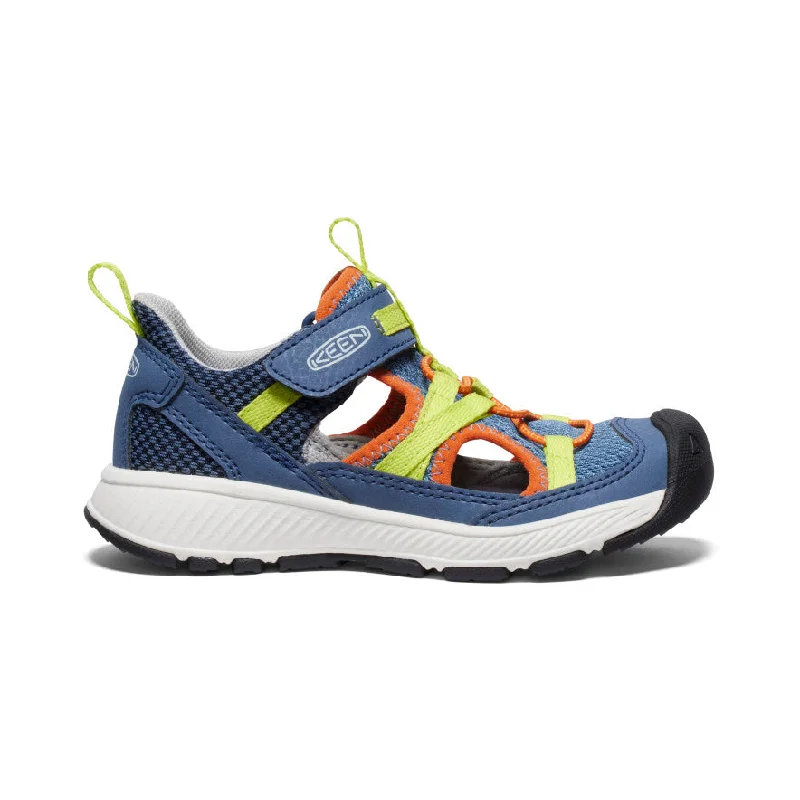 Men's sandals with a perforated leather upper for ventilationLittle Kids' Motozoa Sandal | Vintage Indigo/Scarlet Ibis Men's sandals with a perforated leather upper for ventilationLittle Kids' Motozoa Sandal | Vintage Indigo/Scarlet Ibis