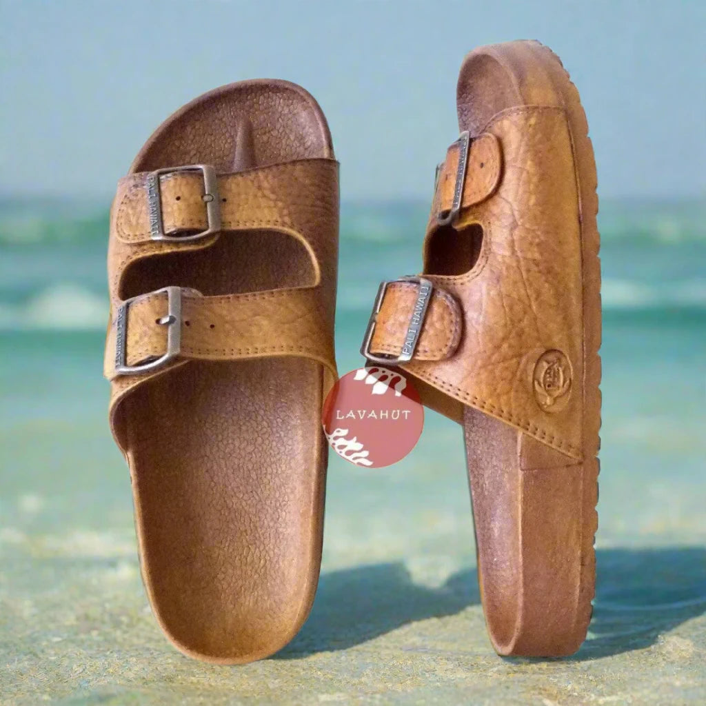 Men's sandals with a rubber sole for tractionBrown Buckle Pali Hawaii - Hawaiian Jesus Sandals Men's sandals with a rubber sole for tractionBrown Buckle Pali Hawaii - Hawaiian Jesus Sandals