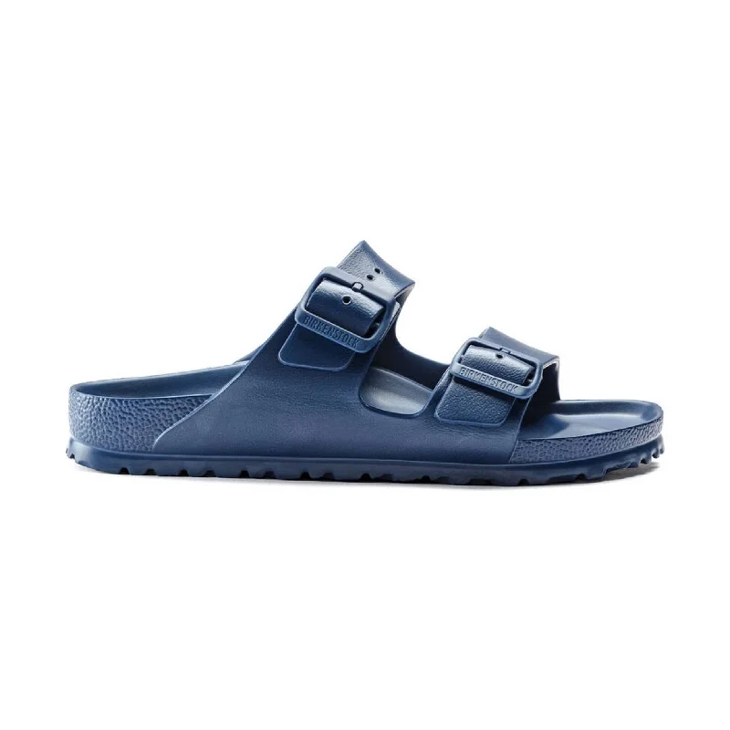 Men's sandals in a neutral color like black or brownBirkenstock Arizona Essentials EVA Sandal - Navy Men's sandals in a neutral color like black or brownBirkenstock Arizona Essentials EVA Sandal - Navy