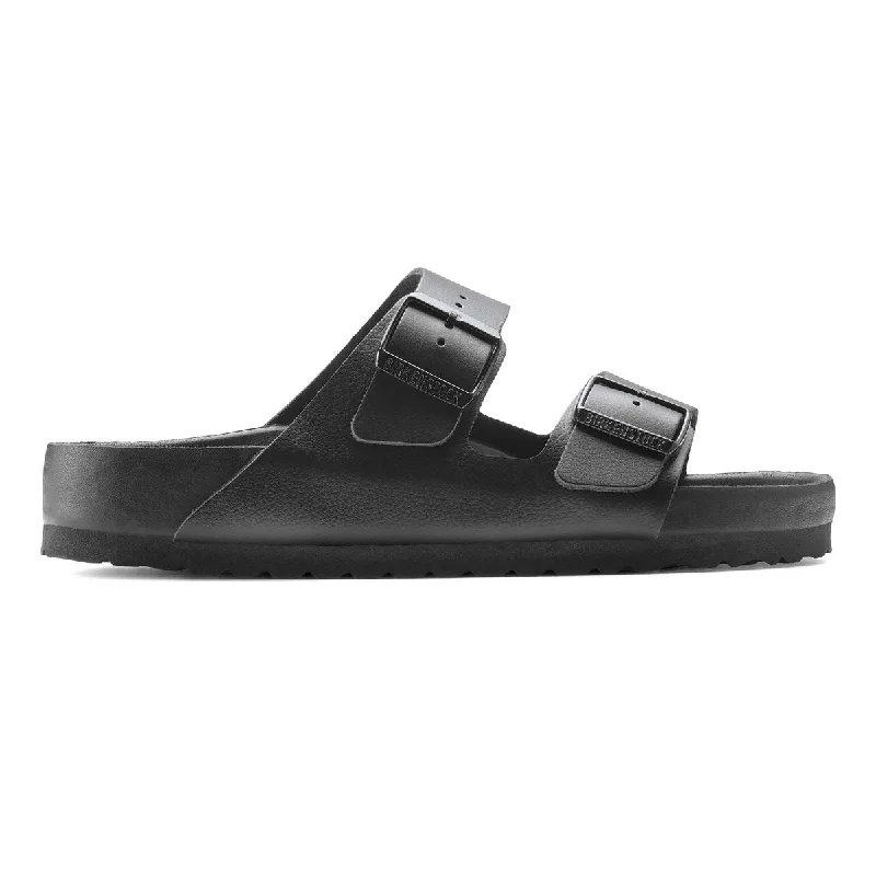 Men's sandals with a perforated leather upper for ventilationBirkenstock Men's Arizona Exquisite Black Leather Men's sandals with a perforated leather upper for ventilationBirkenstock Men's Arizona Exquisite Black Leather