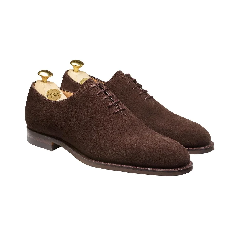 Men's Oxford shoes with a polished leather finishGoodwood Dark Oak Suede