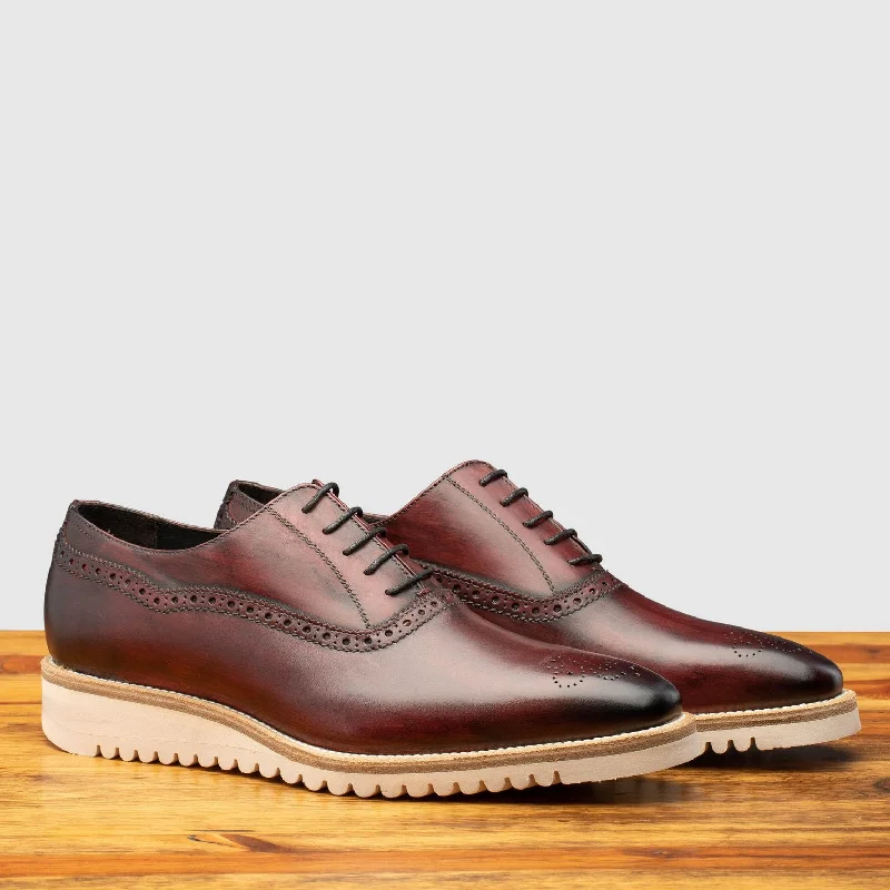 Men's Oxfords with a padded collar for a comfortable fitCalzoleria Toscana Onice Two-Piece Oxford -Q548 Men's Oxfords with a padded collar for a comfortable fitCalzoleria Toscana Onice Two-Piece Oxford -Q548