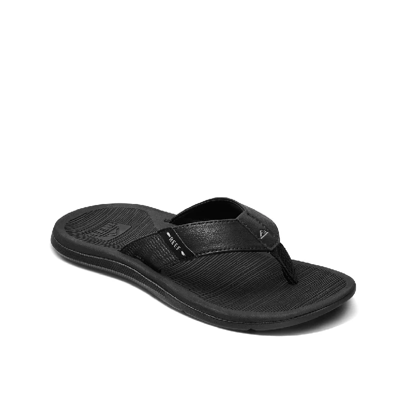 Men's sandals with a perforated leather upper for ventilationMens Santa Ana - All Black Men's sandals with a perforated leather upper for ventilationMens Santa Ana - All Black