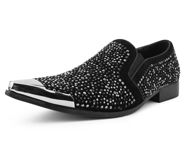 Men's formal shoes with a wingtip design Men's formal shoes with a wingtip design Desta Black/Silver