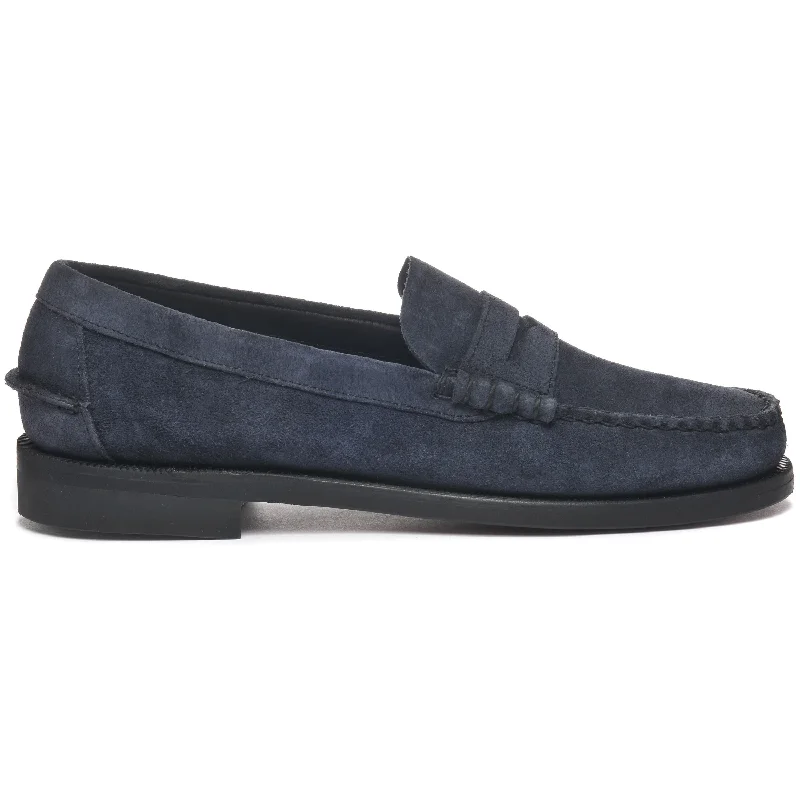 Men's leather loafers with a penny slot Men's leather loafers with a penny slot Classic Dan Rough Out - Blue Universe Men's leather loafers with a penny slot Men's leather loafers with a penny slot Classic Dan Rough Out - Blue Universe