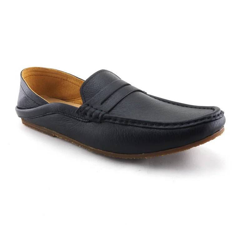 Men's leather loafers with a penny slot Men's leather loafers with a penny slot Libero Loafer Wrinkle Soft Black Men's leather loafers with a penny slot Men's leather loafers with a penny slot Libero Loafer Wrinkle Soft Black
